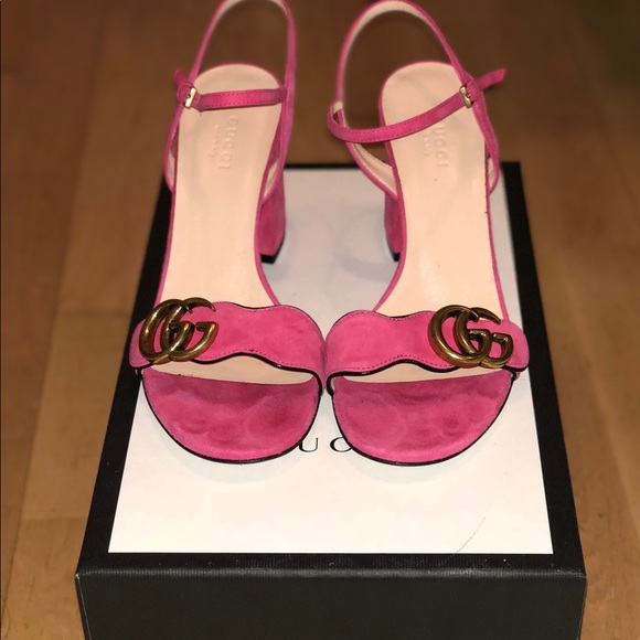 Hot pink gucci heels Clearance